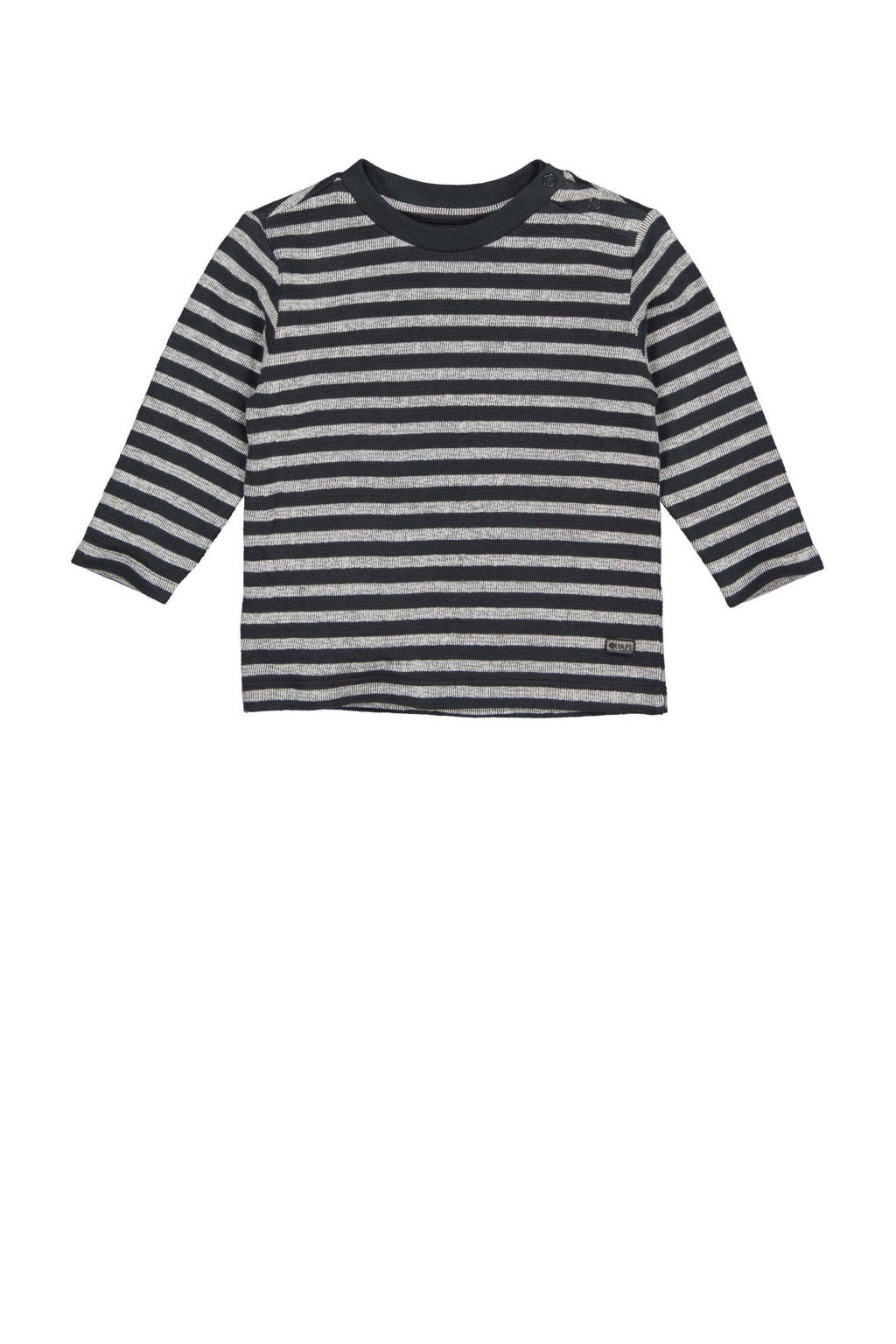 Quapi gestreepte longsleeve MACE zwart/grijs