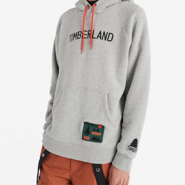 Moletom Timberland x Nina Chanel Abney na cor cinza