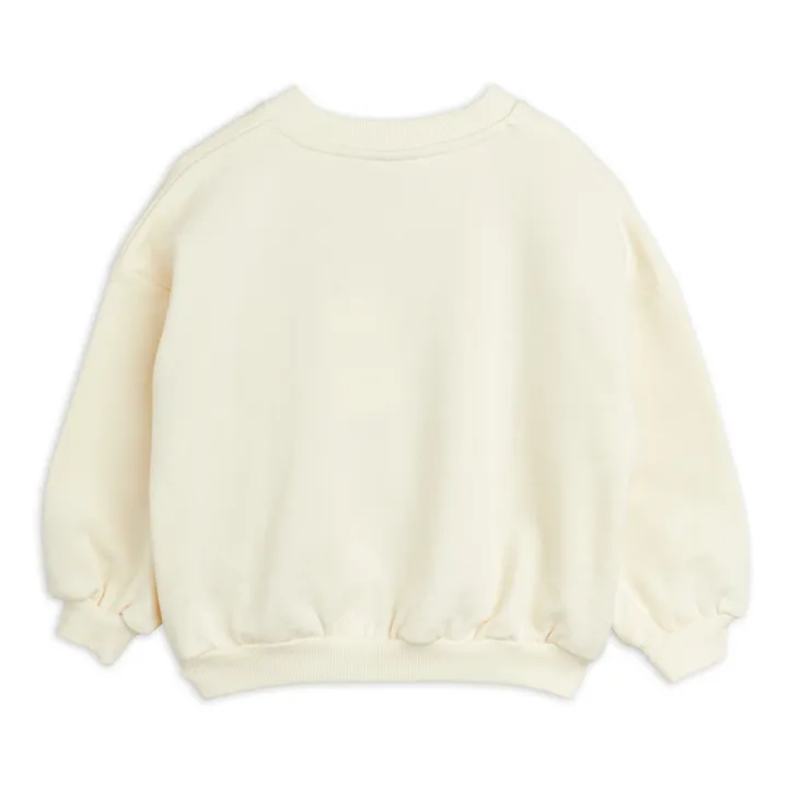 Mini Rodini Sweat Club Muscle Coton Bio | Ecru