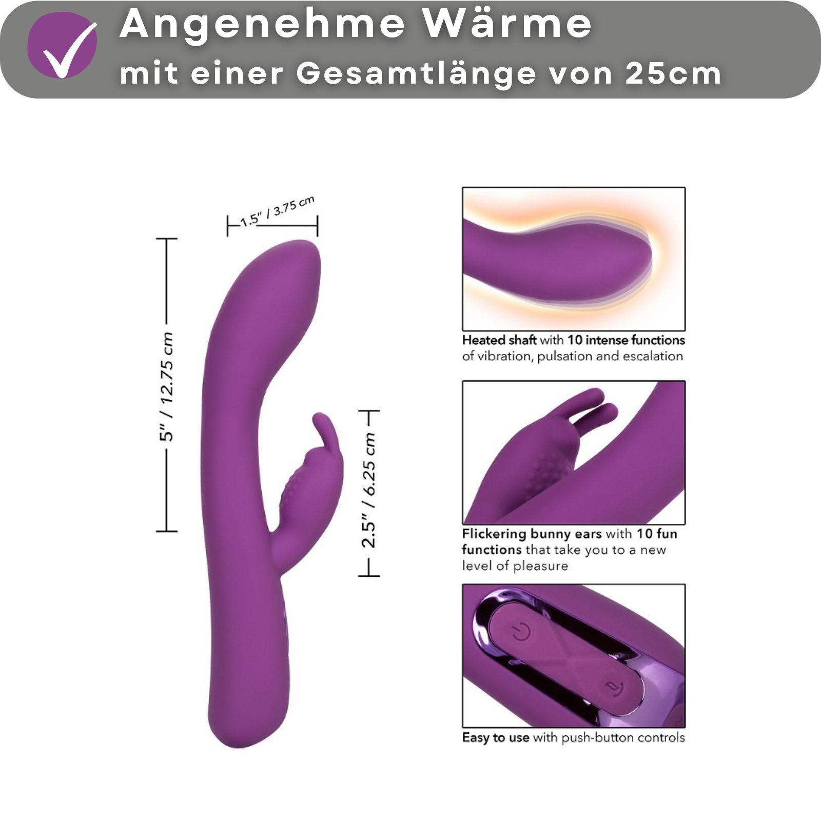Lovelyness - Wärmener Vibrator Rabbit