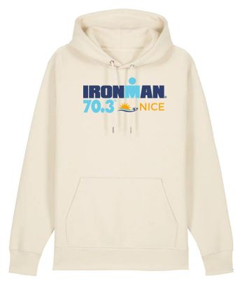 Sweat à Capuche Ironman 70.3 France Nice Raw Natural