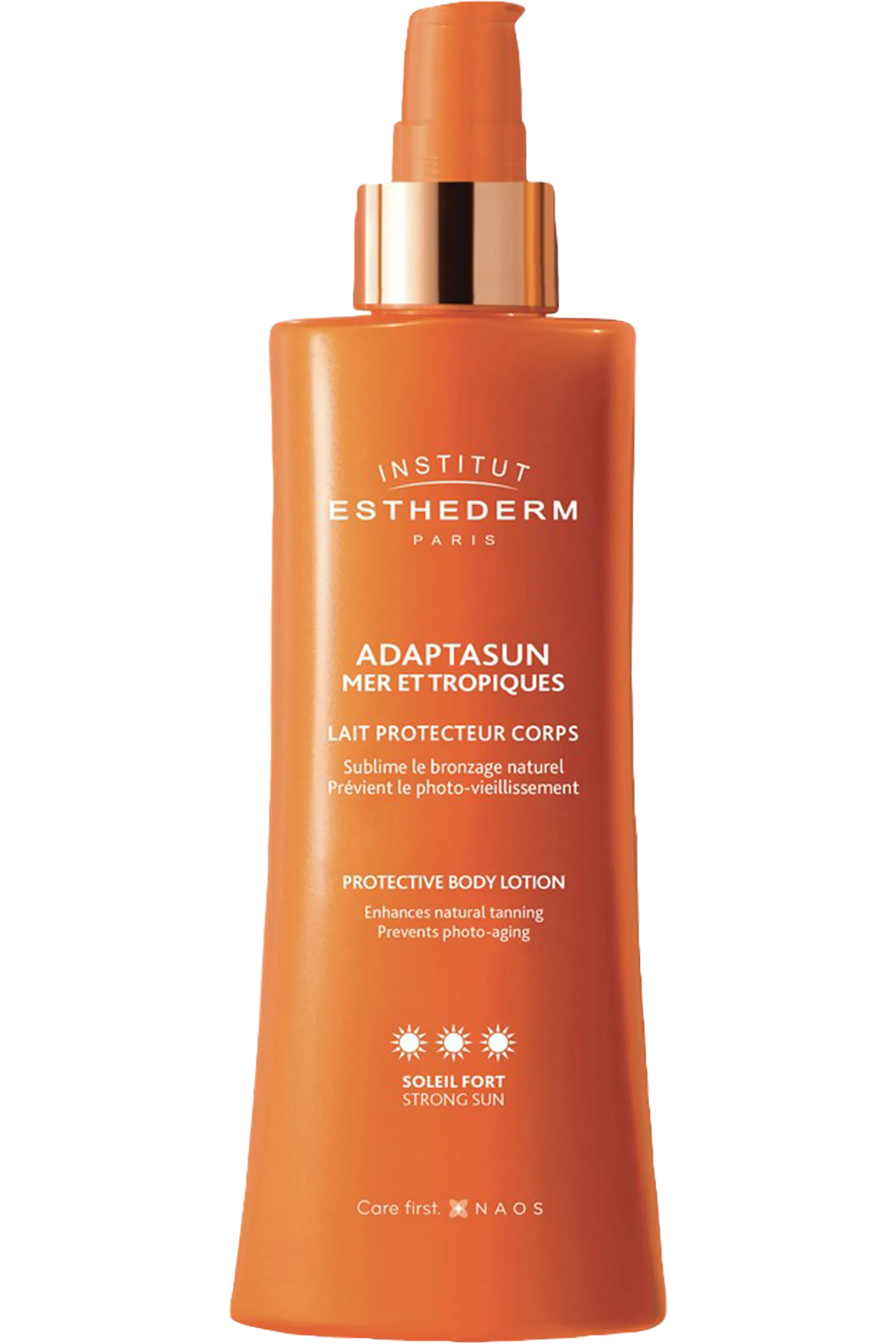 Institut Esthederm Lait corps protecteur perfecteur de bronzage Adaptasun-200 ml