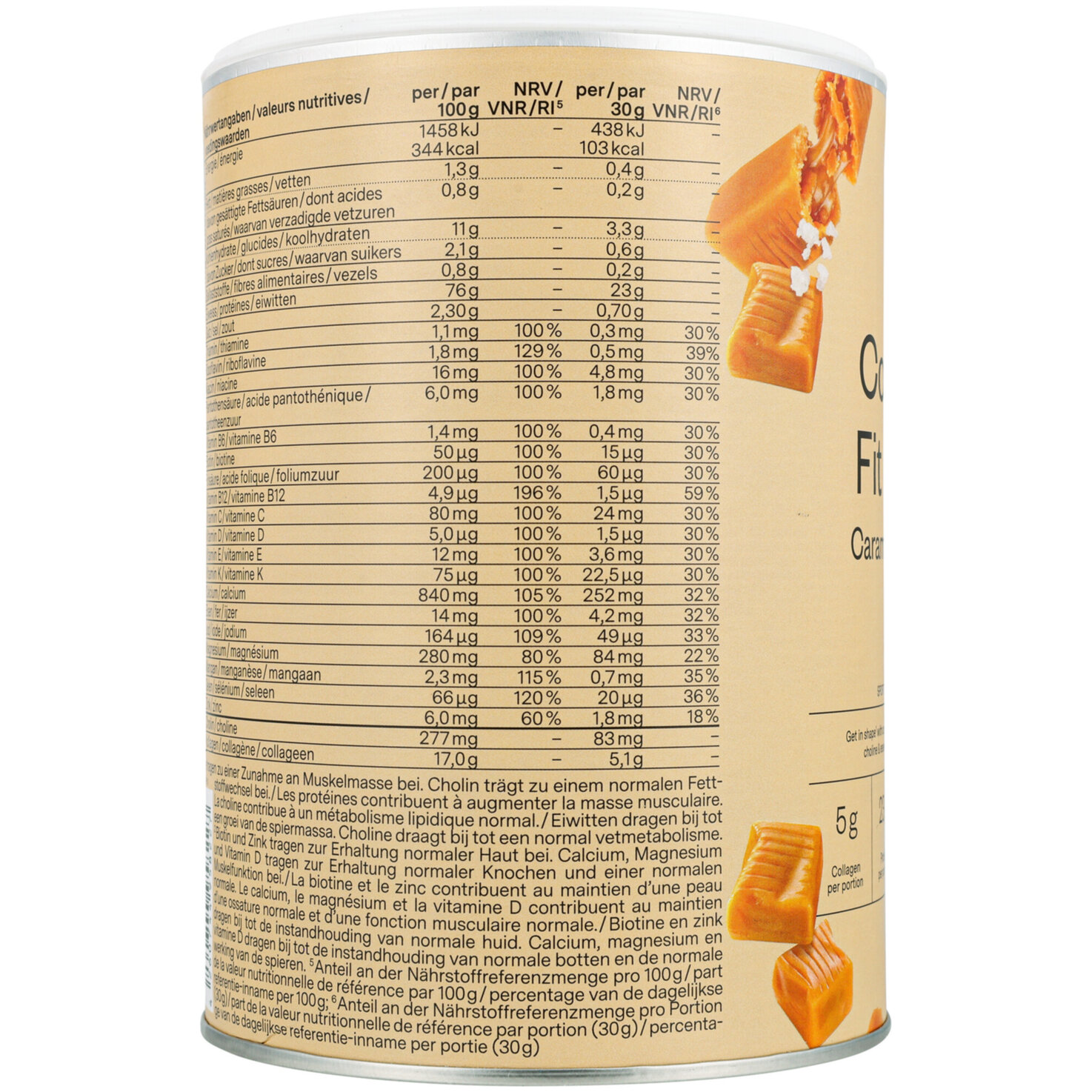 nu3 Collagen Fit Shake Caramel