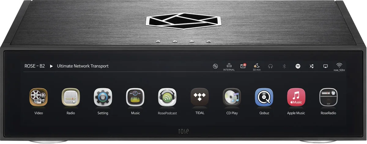 Rose RS130 Noir Lecteurs réseau audio