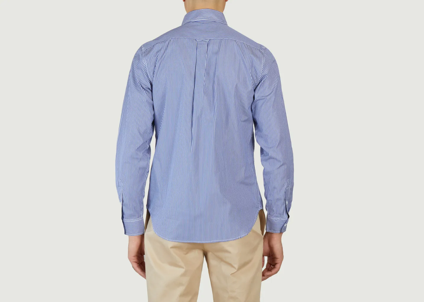 Chemise Fox Head Classic Striped Shirt Maison Kitsuné