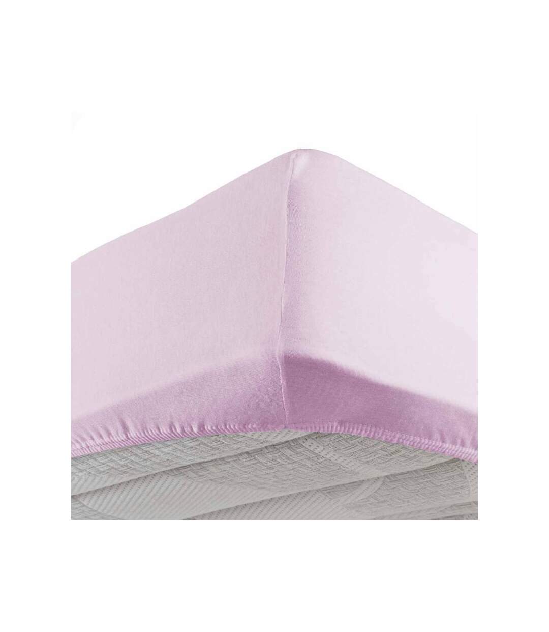 Drap Housse Jersy 160x200cm Rose Clair