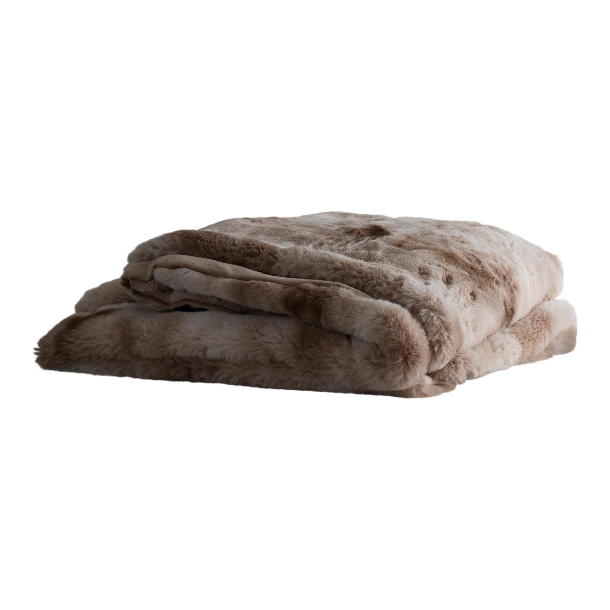PTMD - Plaid Linde - Beige - 150x200x2cm