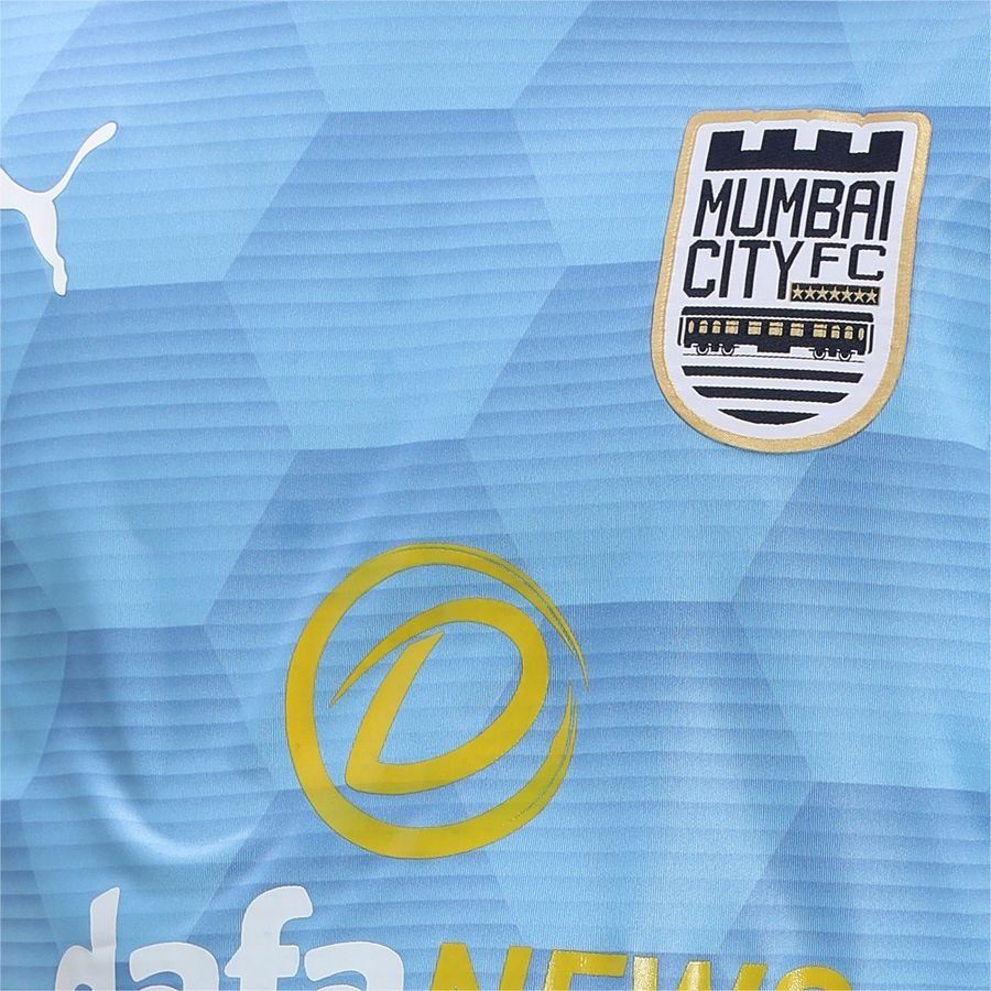 PUMA Maillot teamFINAL 21 Graphic - Bleu Clair