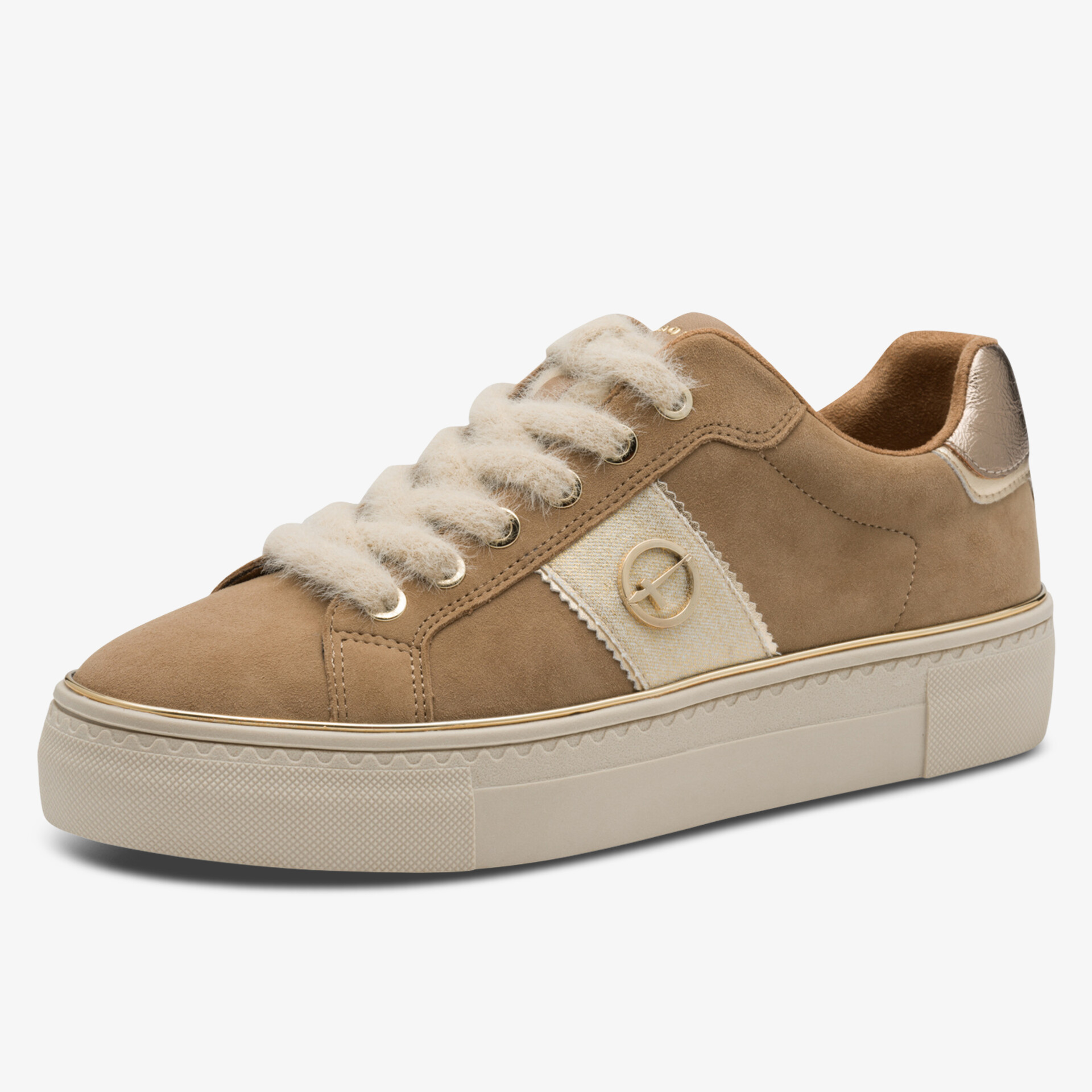 Tamaris Damen Sneaker Low beige