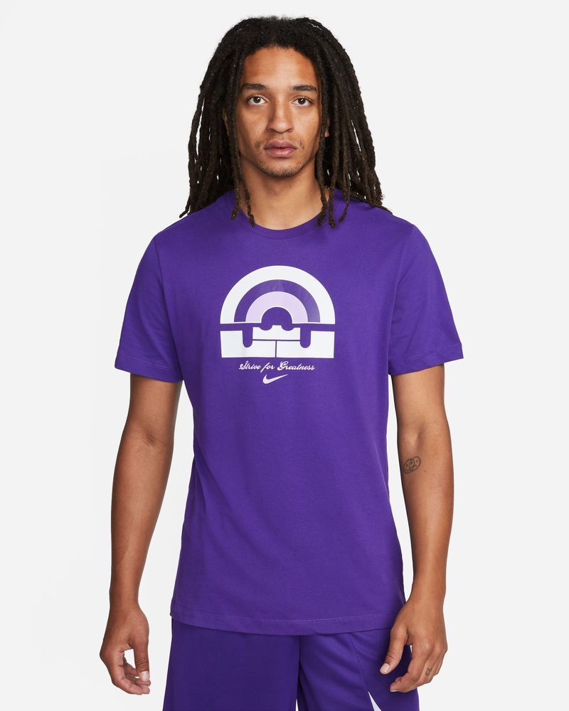 T-shirt de basket Nike Lebron Violet pour homme