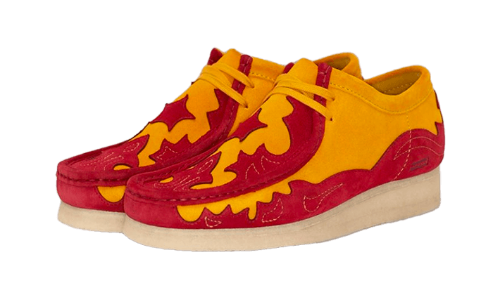 Clarks Wallabee Supreme Yellow Red