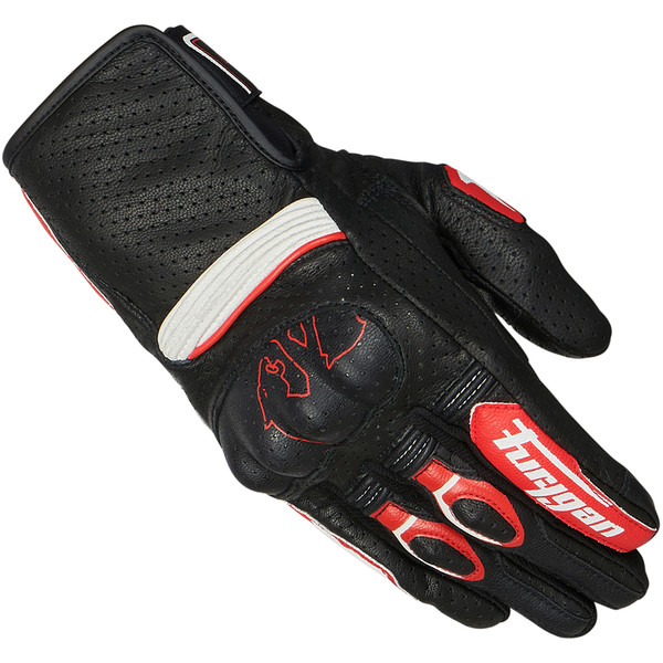 Furygan - Gants TD Roadster Noir / Rouge / Blanc