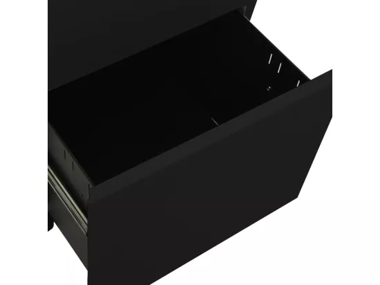 Classeur mobile Noir 39x45x67 cm Acier
