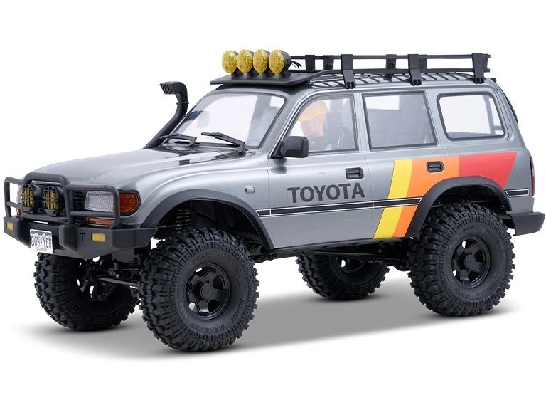 FMS Scale Crawler Toyota Land Cruiser 80 Grau 1:10, ARTR RC Crawler im Massstab 1:10