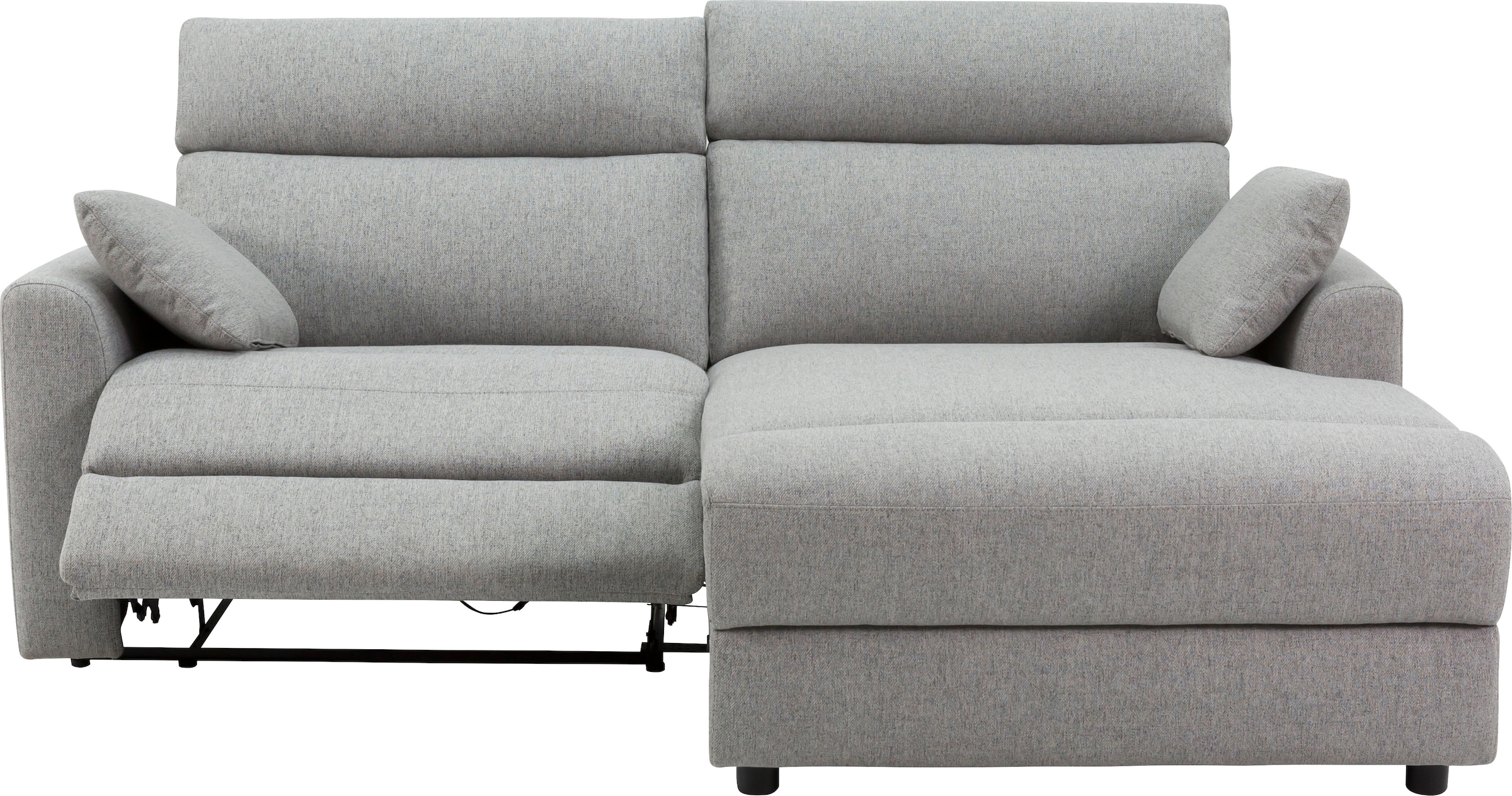 GOODproduct Ecksofa »JENNA, L-Form,  209cm, manuelle u. elektrische Funktion, mit USB A/C,« Liegefunktion 105°-150°, Federkern, Struktur fein