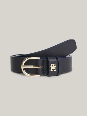 Cinto de couro Essential TH com monograma