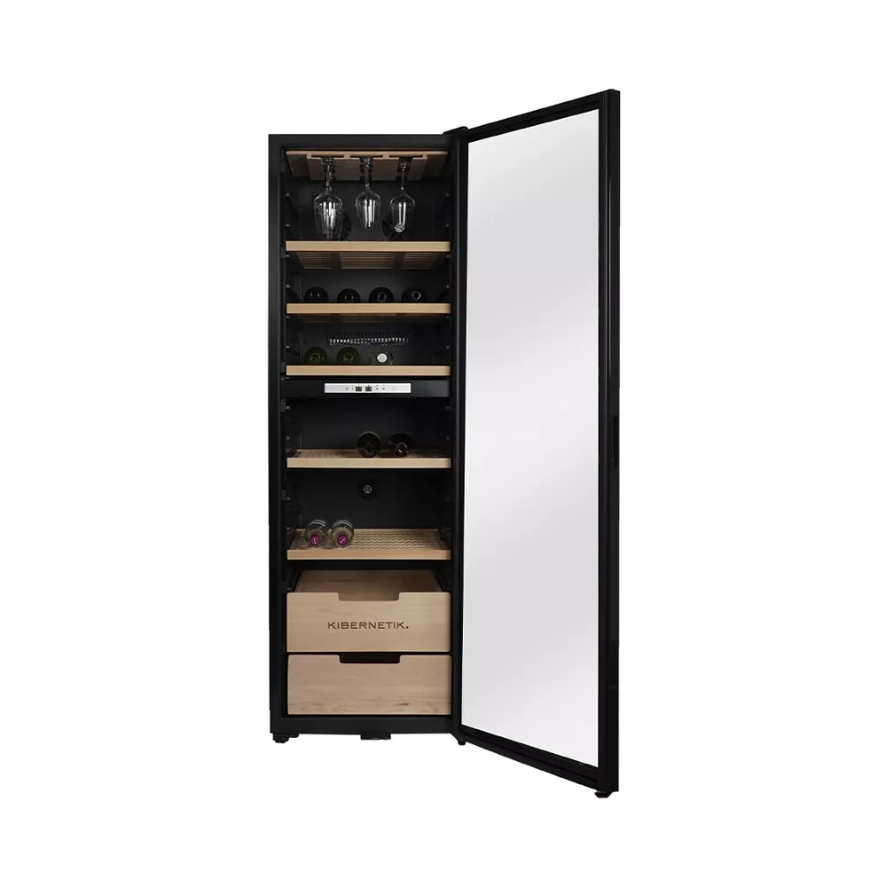 Kibernetik FSP WKH448D Weinklimaschrank 150 - 200 Flaschen 2 Zonen