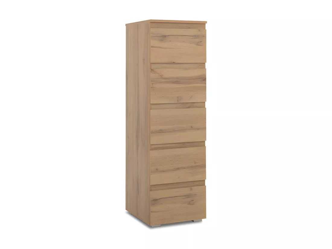 Commode fine 5 tiroirs Image naturel