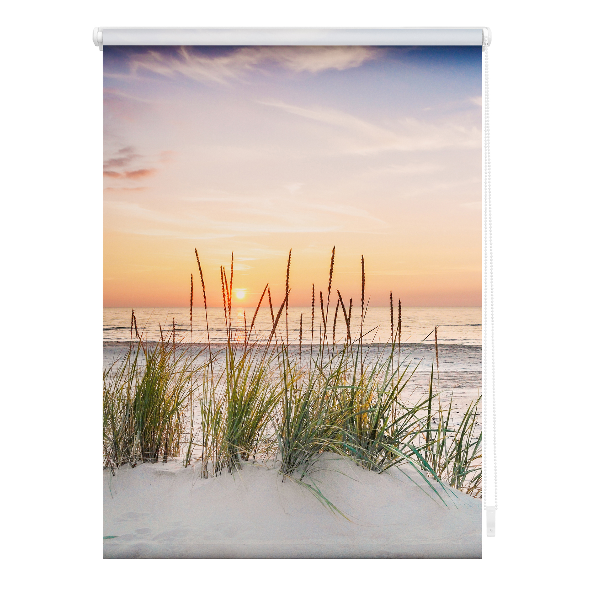 LICHTBLICK Klemmrollo NORDSEESTRAND - bunt - 45x150 cm