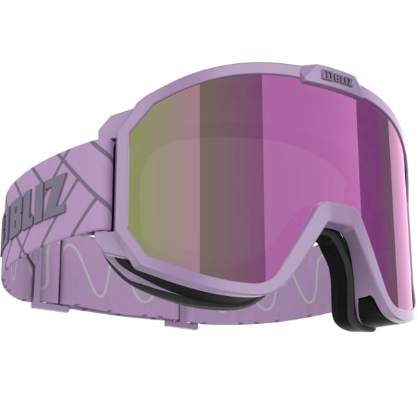 Masque de ski BLIZ RAVE MATT PURPLE W DARK PURPLE LOGO/BROWN PURPLE