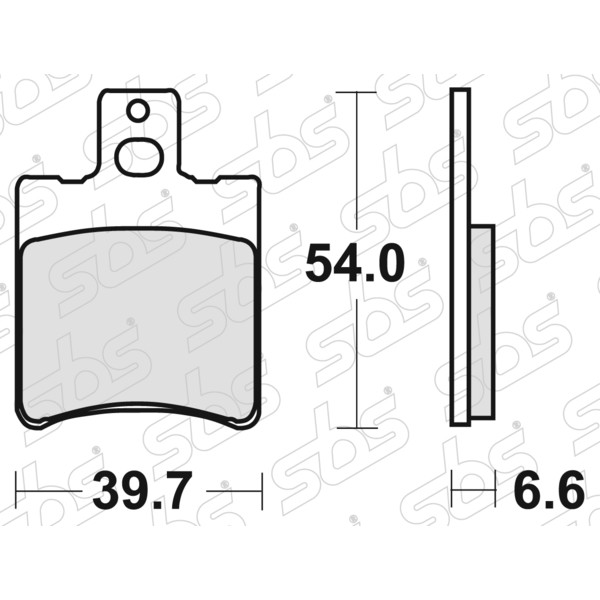 SBS - Plaquettes de frein 114 HF