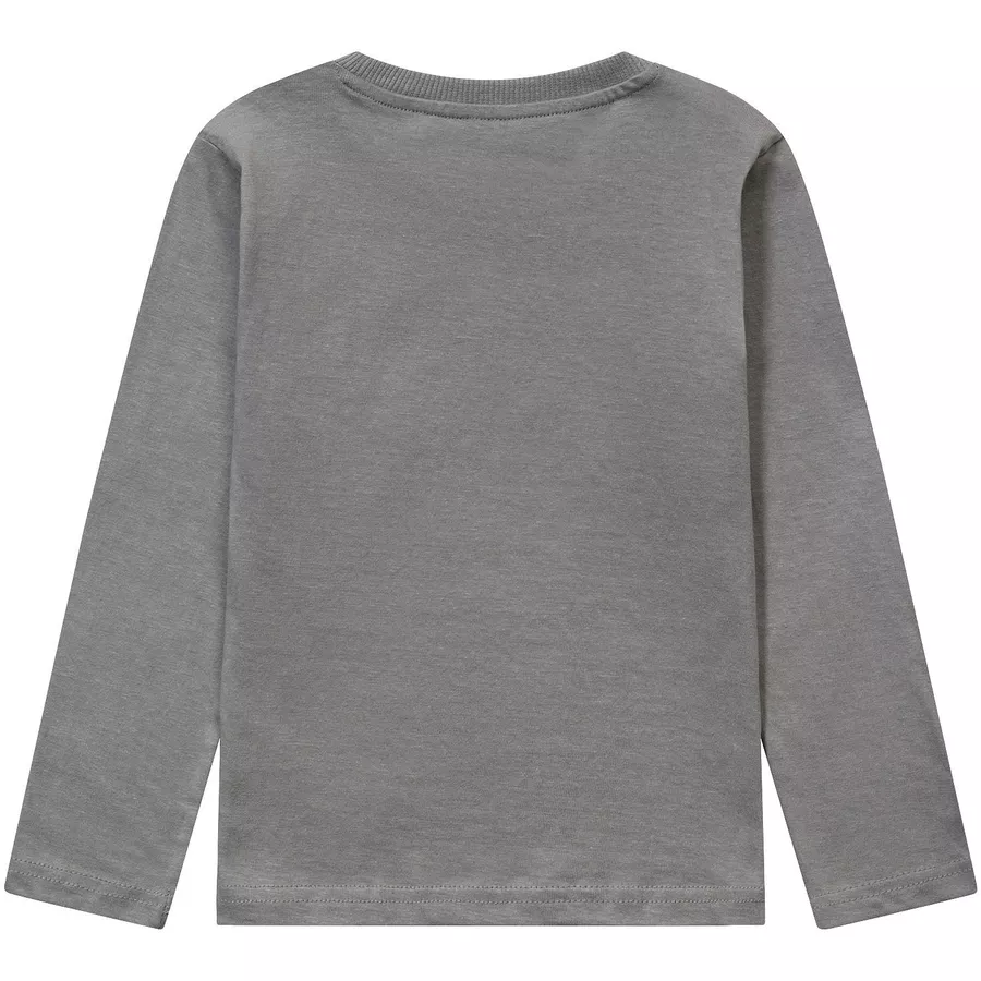 MINOTI 3er-Pack Longsleeves DunkelblauRotGrau