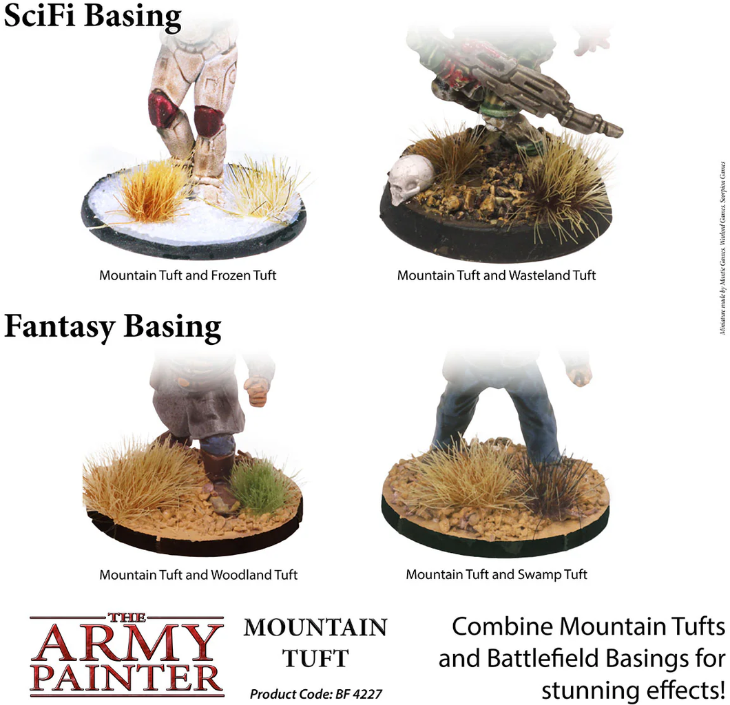 The Army Painter  Mountain Tuft    Natürliche Berglandschaften für deine Miniaturwelten