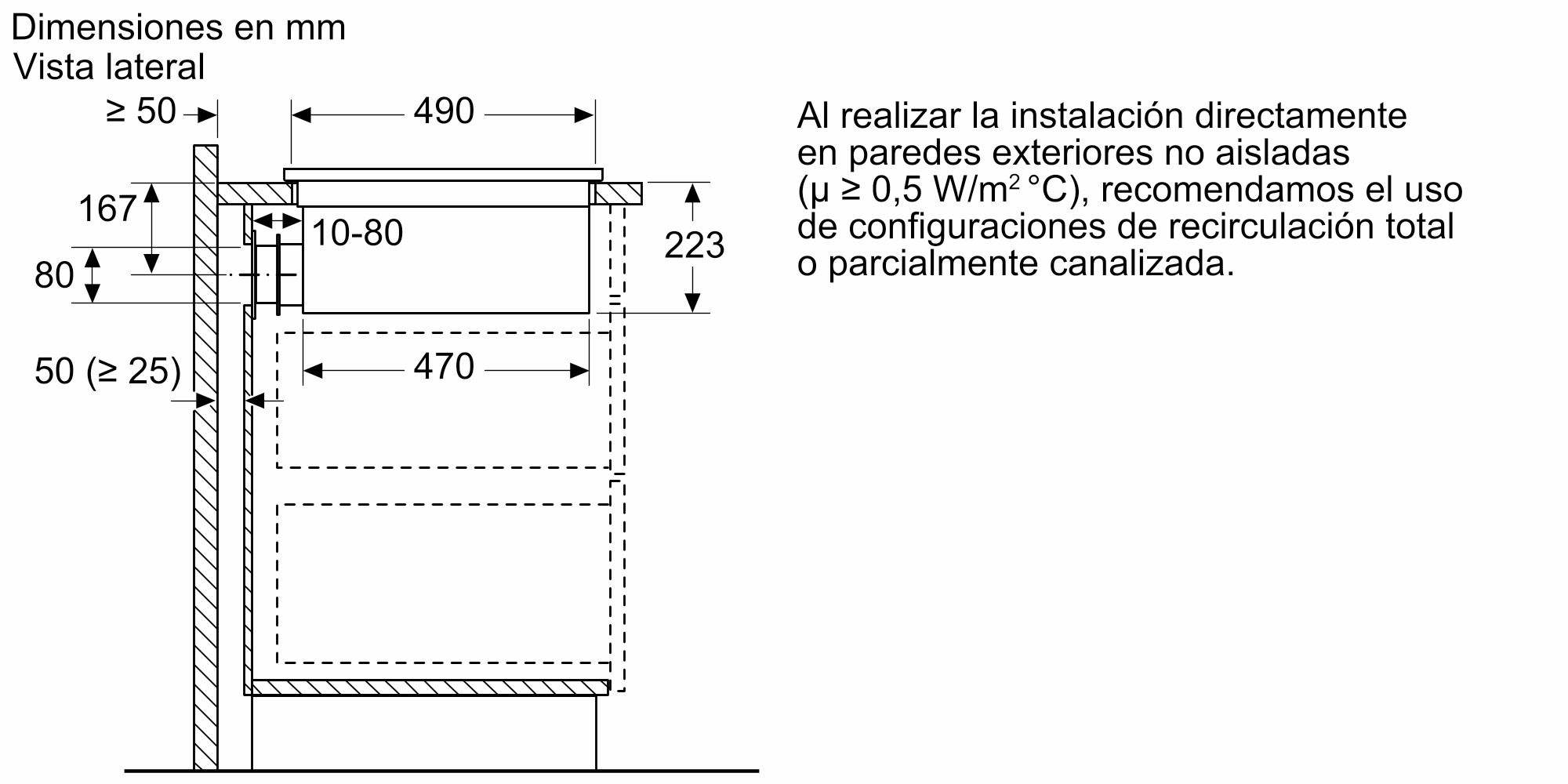 Placa de indução Série 8 com exaustor integrado de 80 cm com perfis PXX875D67E