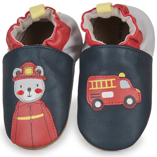 Robeez - FIREMAN - Marine / Rouge