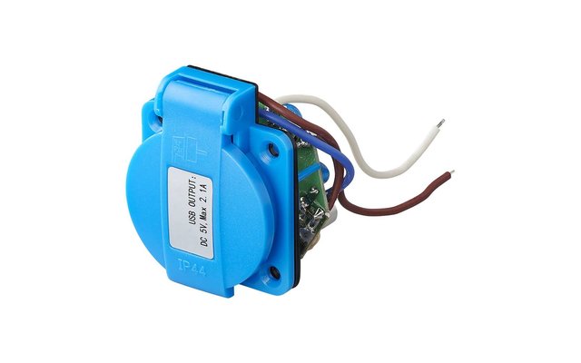 PAT Steckdose mit 2 x USB DC 5V 2100 mA