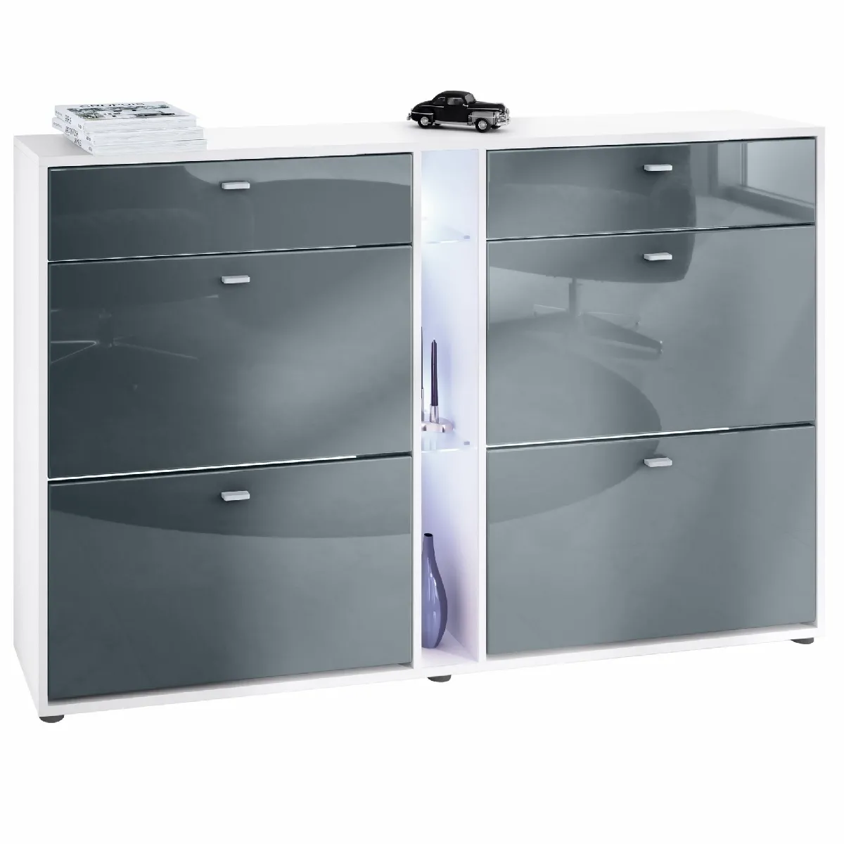 MPC Blanc Mat Et Gris