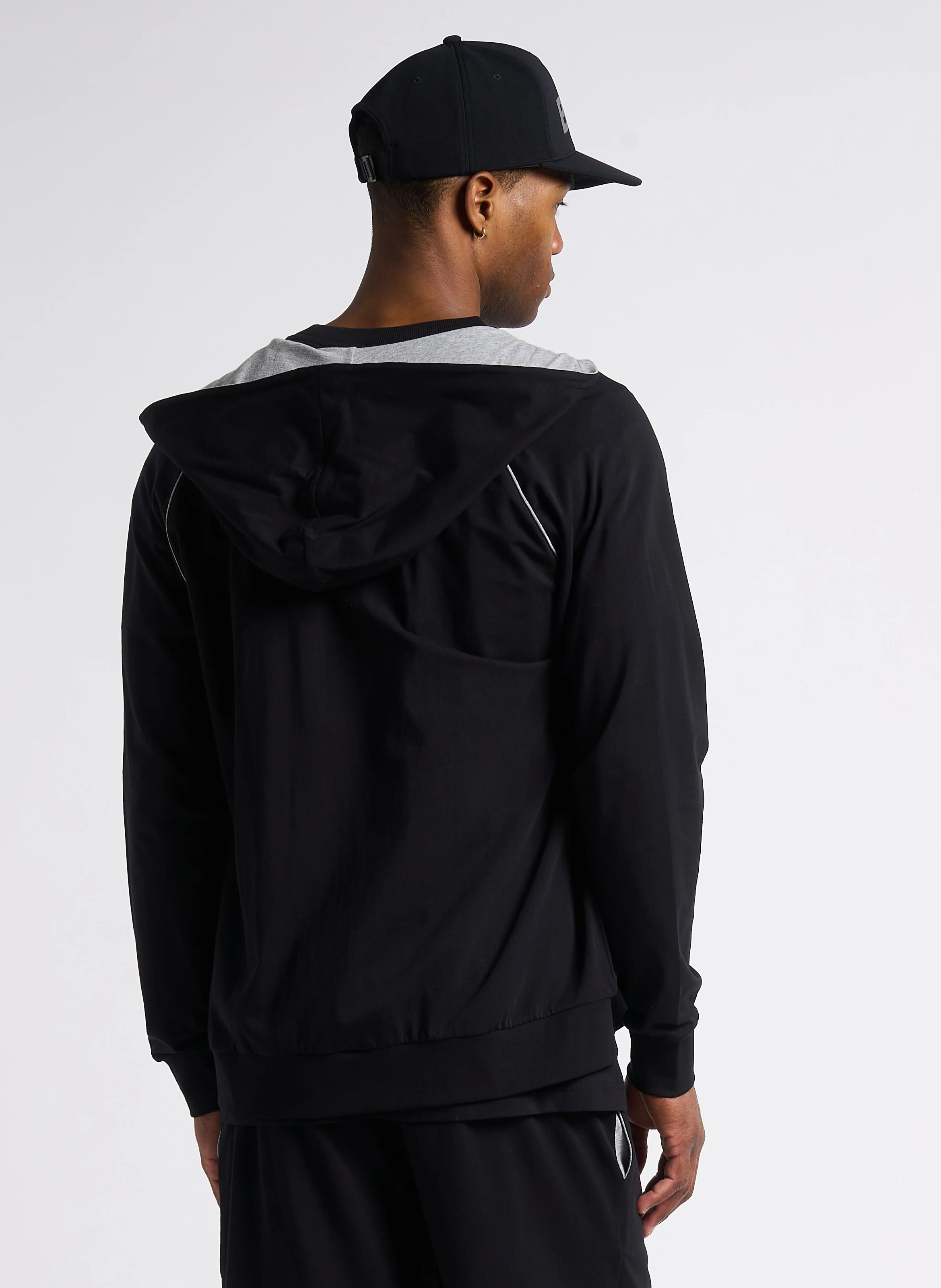 Sweat à capuche zippé | Noir