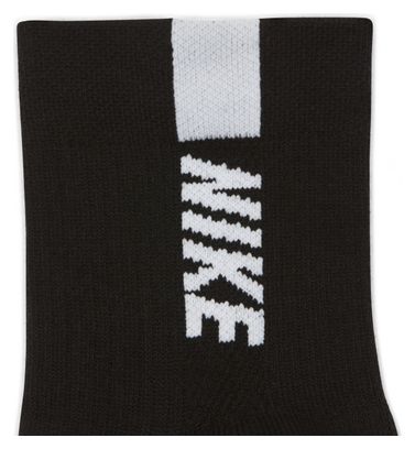 Chaussettes (x2) Nike Multiplier Noir Unisex