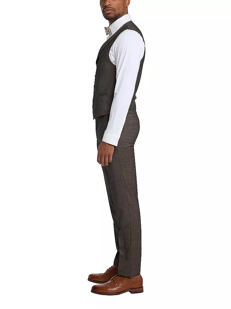 CG - CLUB OF GENTS Anzughose Slim Fit PASCAL braun