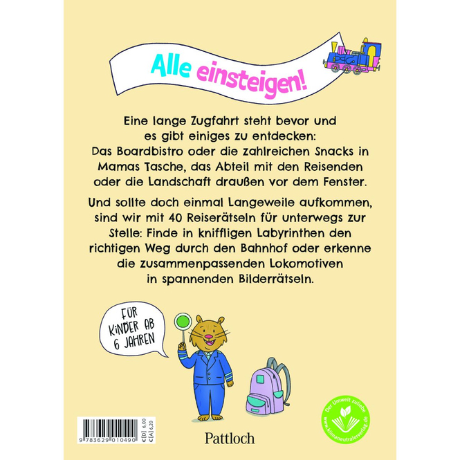 In 40 Rätseln sind wir da - Mein Knobelspaß für unterwegs - Zugfahrt