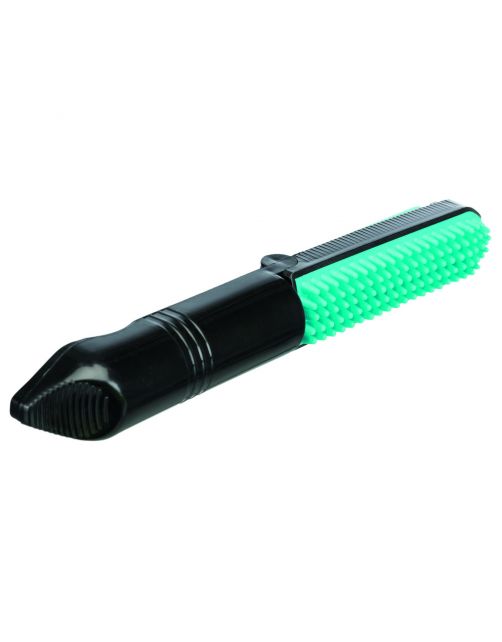 Trixie Pluizenrol Met Borstel - Anti-haar borstel - 23 cm Zwart Turquoise