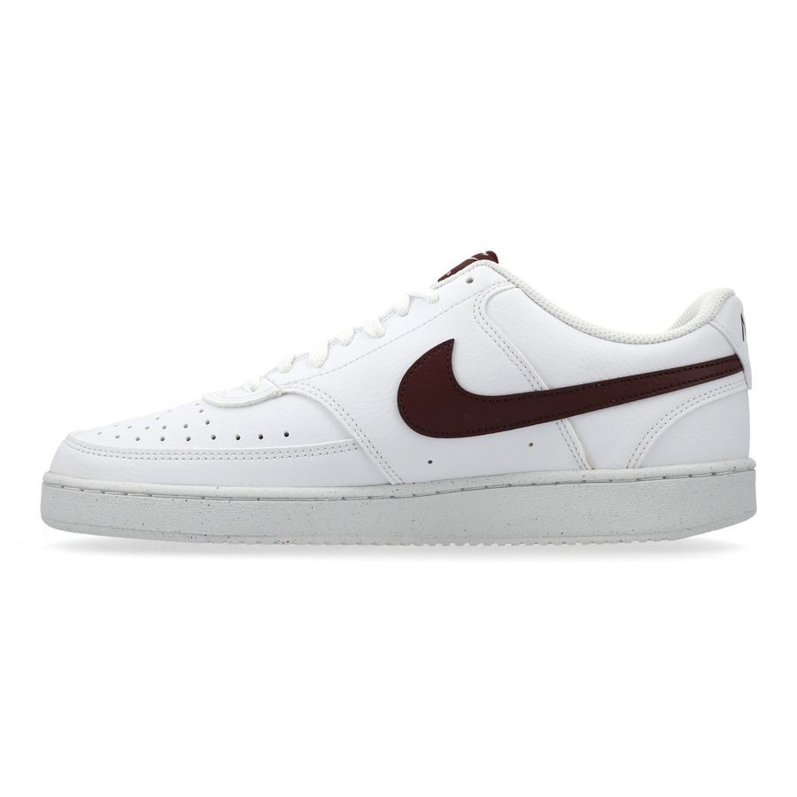 Nike Chaussures Court Vision Low Next Nature - Blanc/Bordeaux