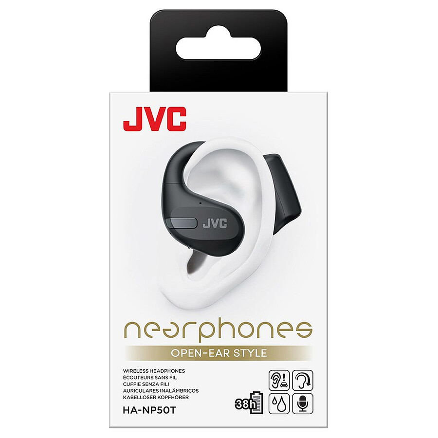 JVC HA-NP50T Noir - Casque sans fil