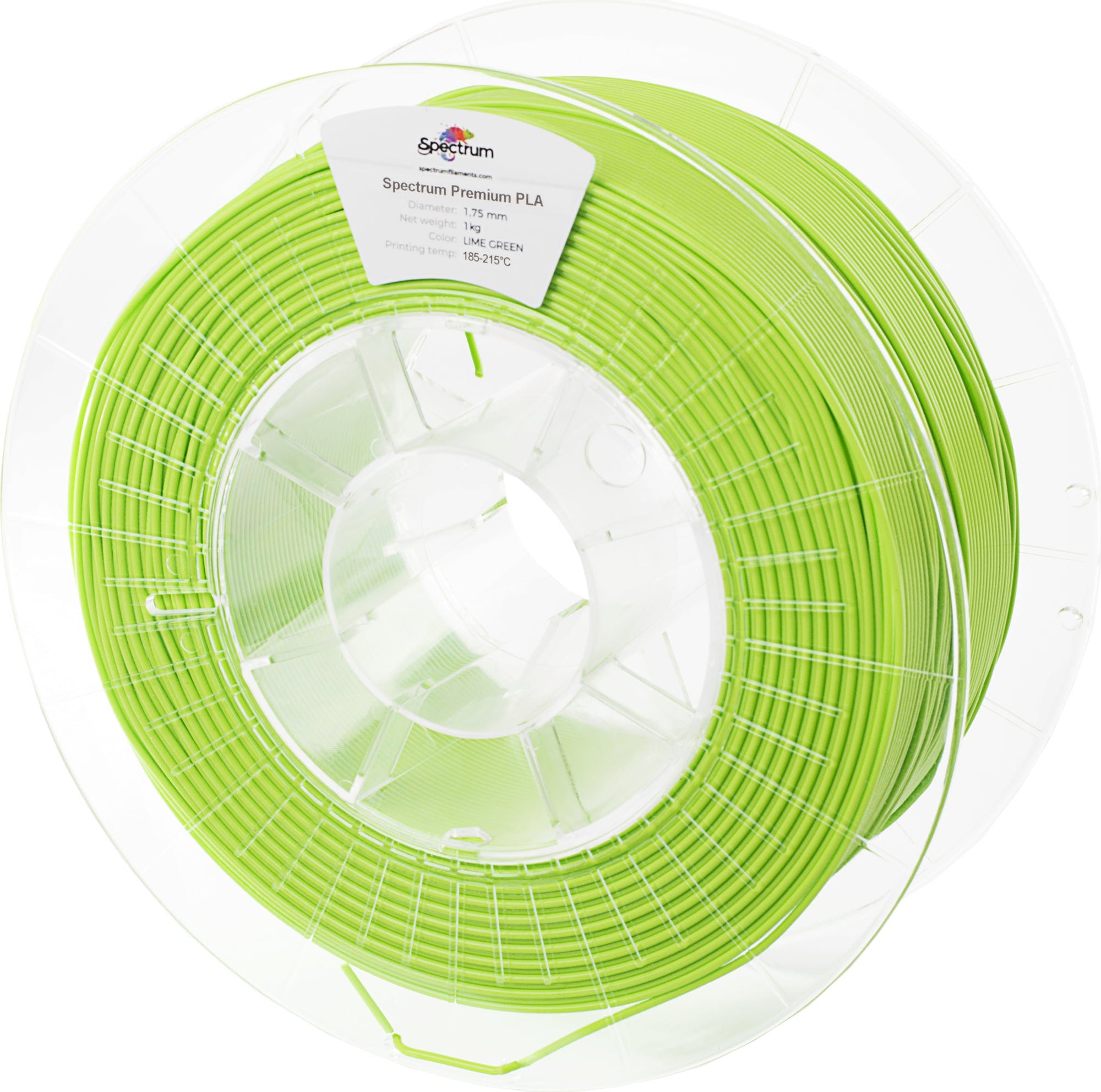 Spectrum  PLA Premium Lime Green, 1,75 mm / 1000 g    Verzugsfreies PLA in guter Qualität