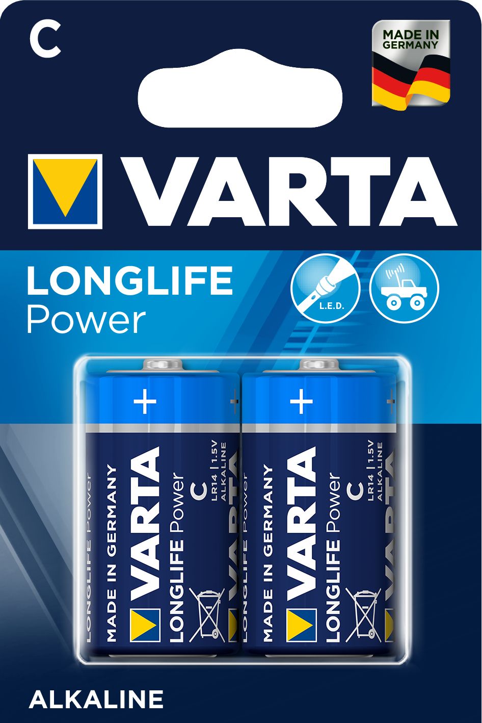 Longlife Power batteri C/LR14 - BL 2