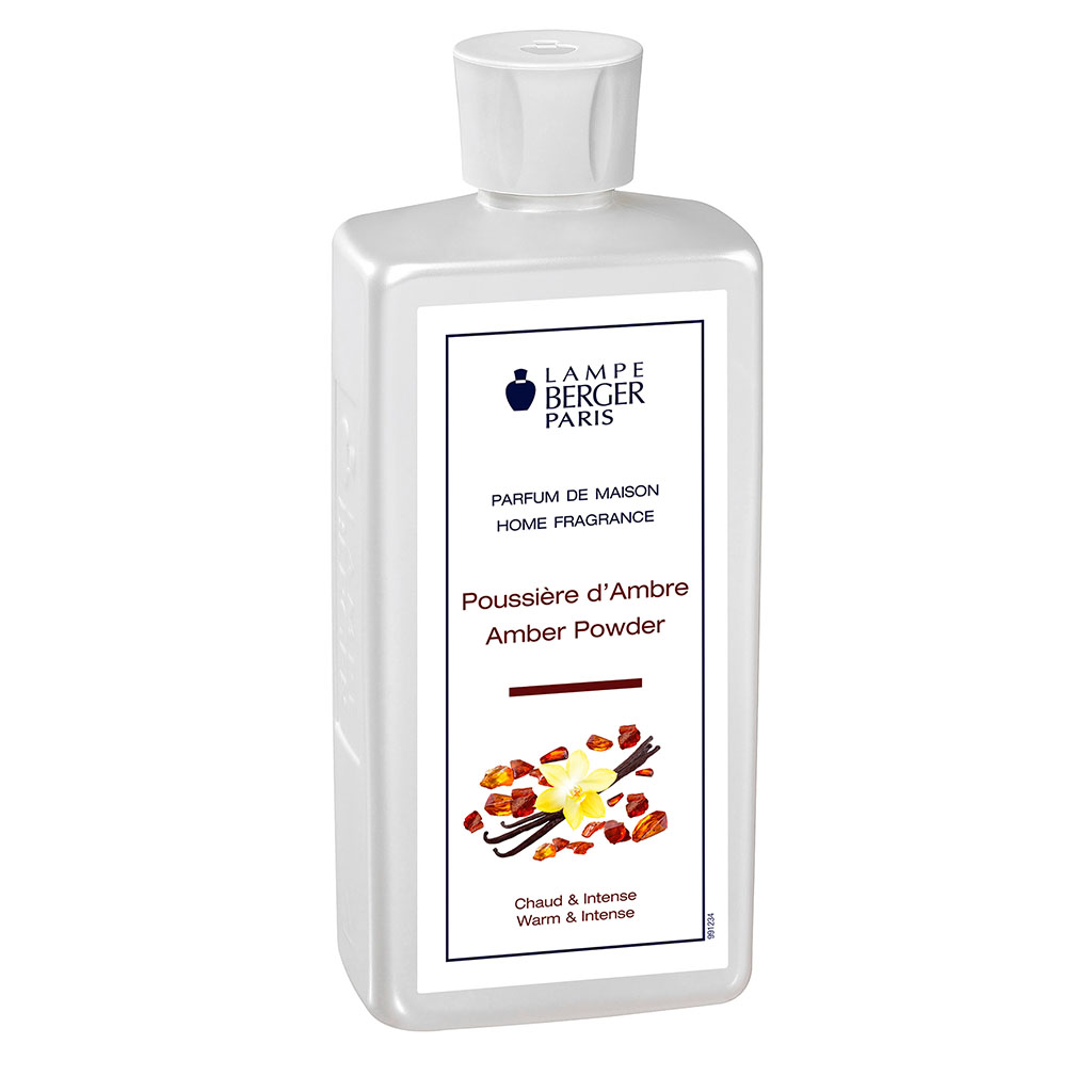 Parfum pour lampe Berger Poussière d'Ambre 500ml- MAISON BERGER