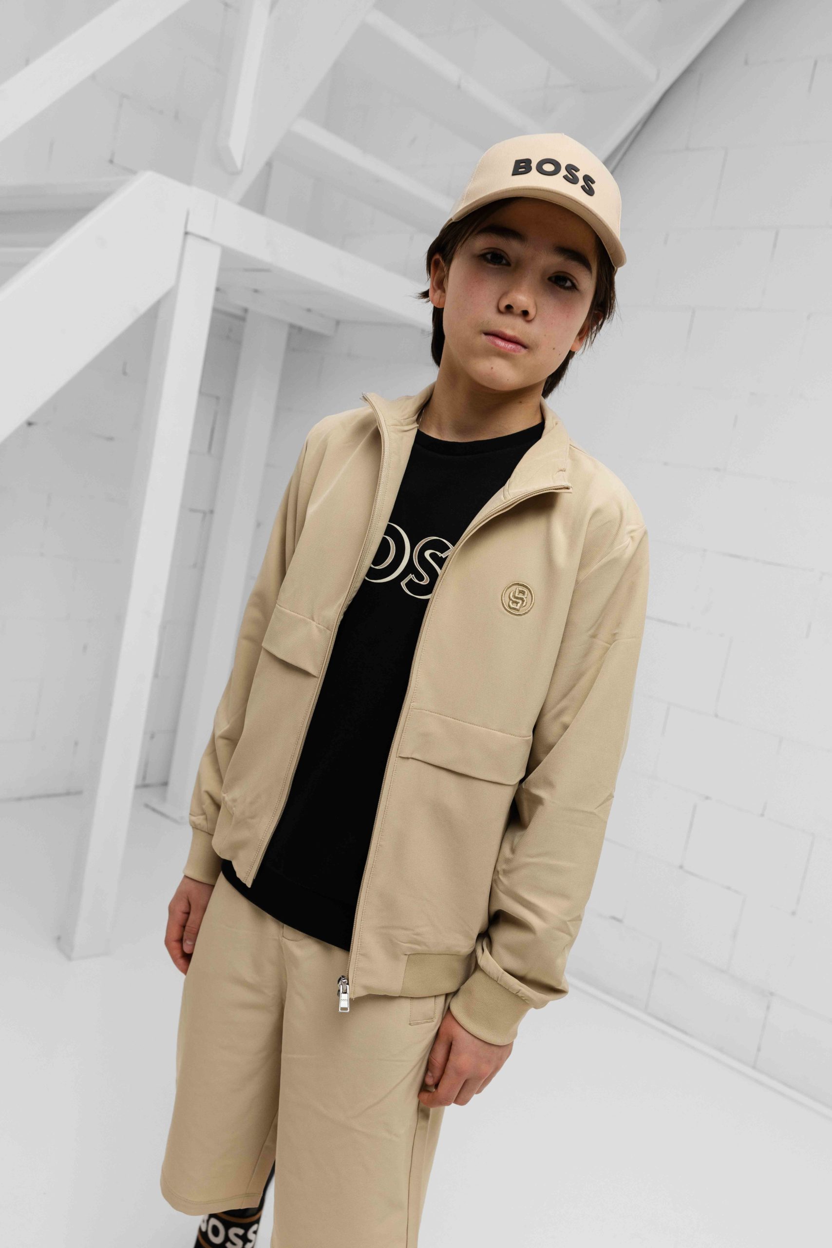 Hugo Boss Cardigan Vest Kids Beige