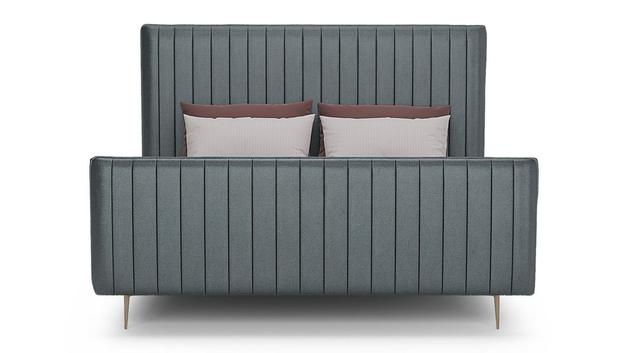 Bed Ruby - Velvet glow grey blue