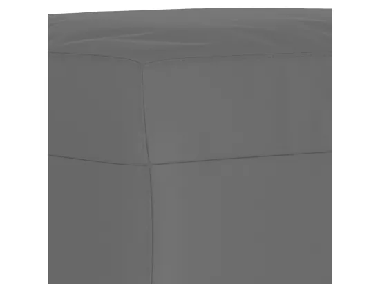 Repose-pied Gris foncé 60x50x41 cm Tissu microfibre