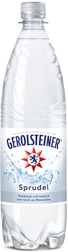Gerolsteiner Mineralwasser Sprudel Kiste 12x1,0 l PET (MEHRWEG)