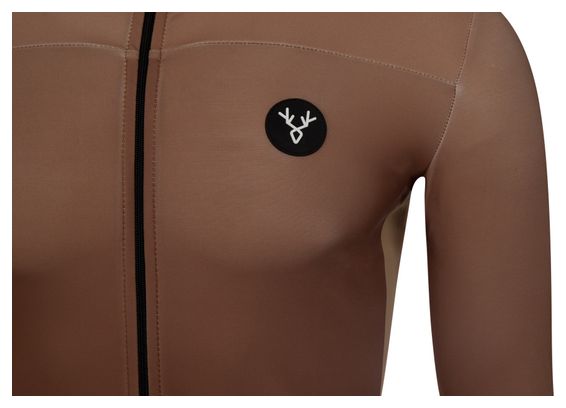 Maillot Manches Longues LeBram Madeleine Marron Coupe Ajustée