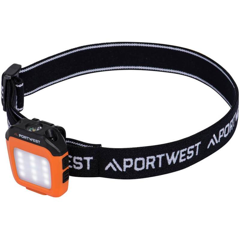 Portwest PA74 Lampe LED multifonction Orange/Noir