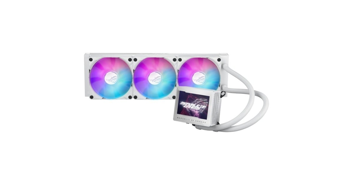 ASUSROG RYUJIN III 360 ARGB White edition waterkoeling  (Wit, 4-pins PWM fan-connector, Tweedekans)