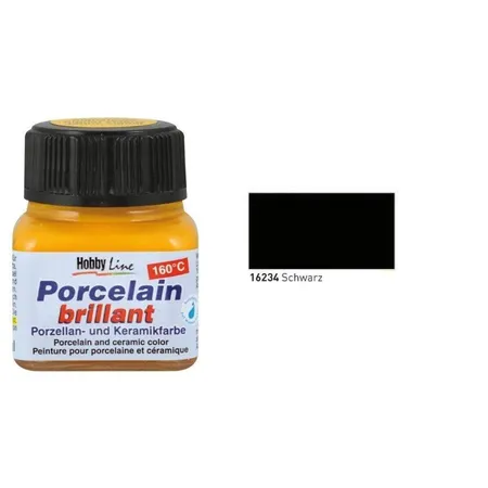 KREUL Glass & Porcelain Classic, schwarz, 20 ml