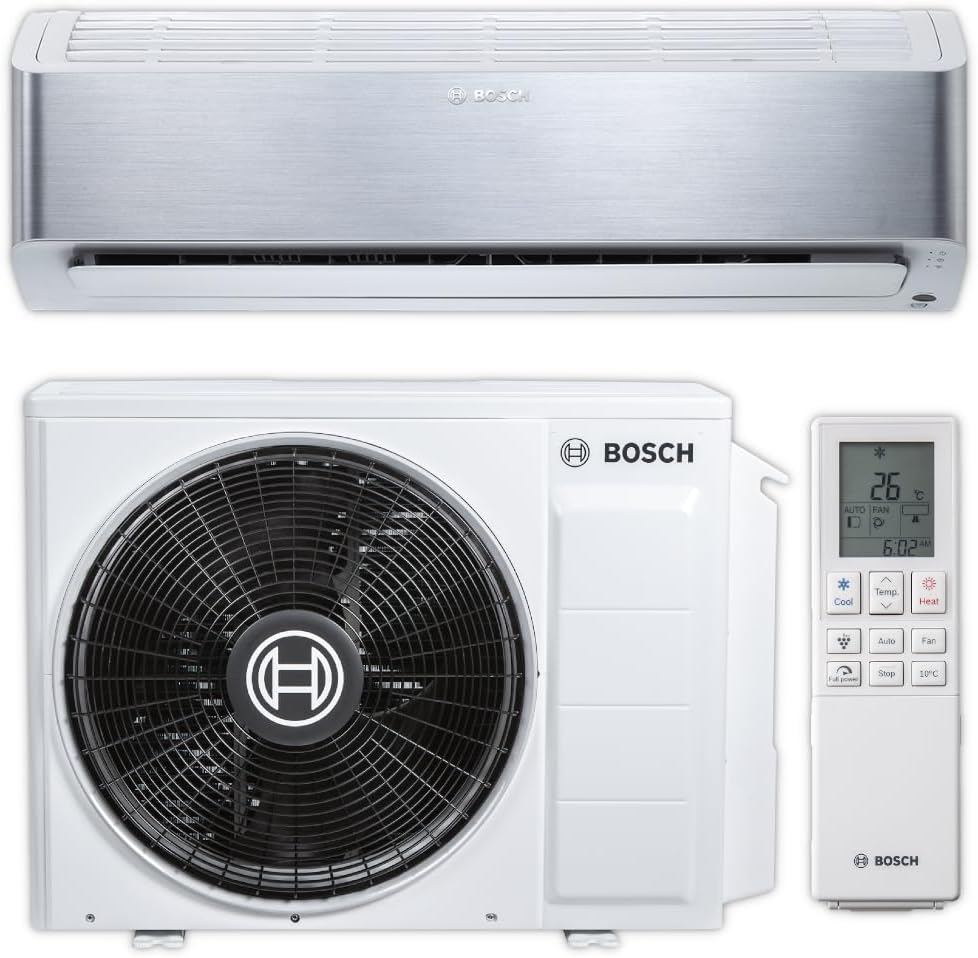 Bosch Split Klimaanlage Komplett-Set | CLC8001i 35 ES | 3,5 kW | silber | 7733701694